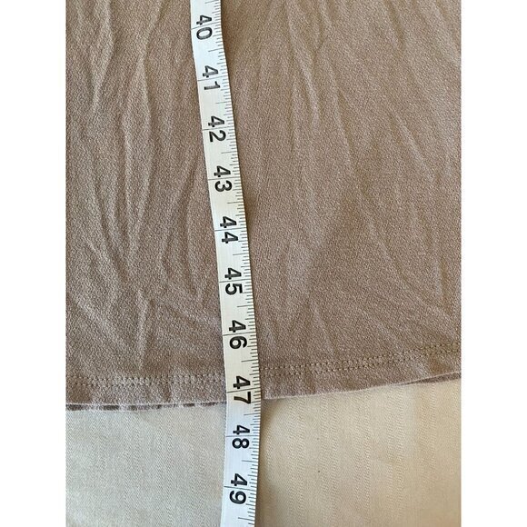 Lillypad Lightweight Long Sleeve Cardigan Duster Color Block Gray Red Camel Smal - Picture 8 of 9